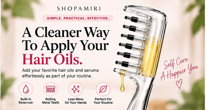 SHOPAMIRI Hair Oil Applicator Comb