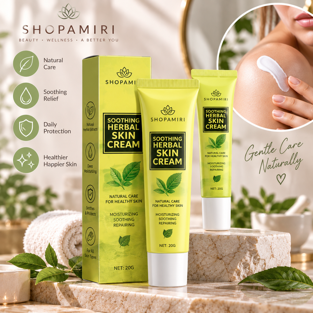 SHOPAMIRI Herbal Skin Comfort Cream™ – Cuidados Hidratantes Diários