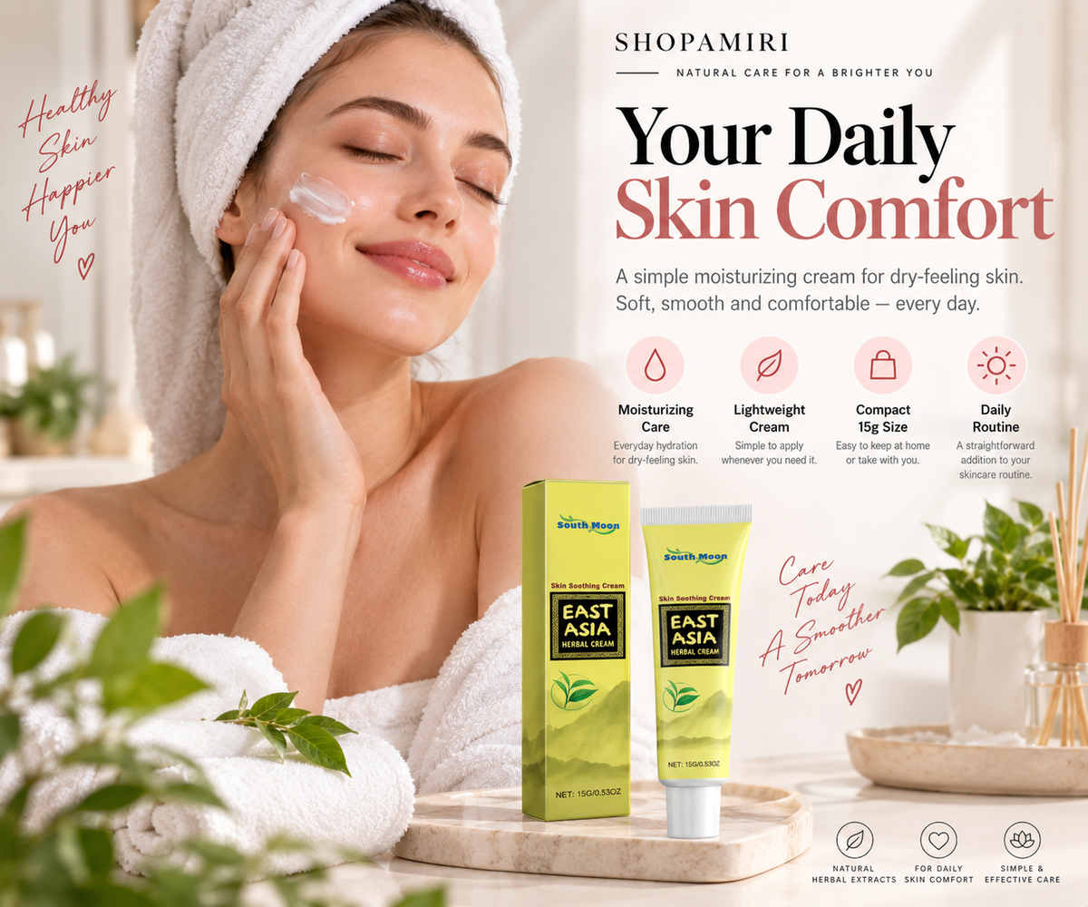 Daily moisturizing skincare routine