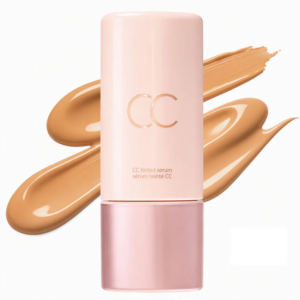CC Color Correcting Cream Lightweight Smooth No Caking Even Tone Natural Glow Easy Apply No Makeup for Women Daily Commute