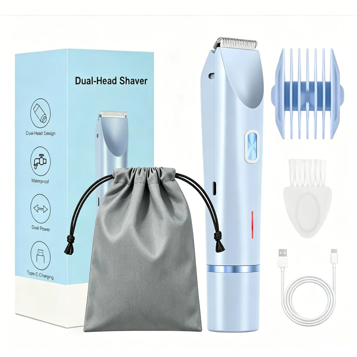 SHOPAMIRI 2-in-1 Body Shaver™ – Aparador de Pelos a Seco e com Água