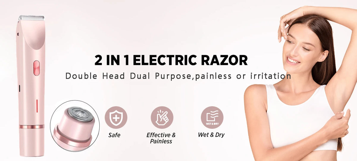SHOPAMIRI 2-in-1 Body Shaver™ – Aparador de Pelos a Seco e com Água
