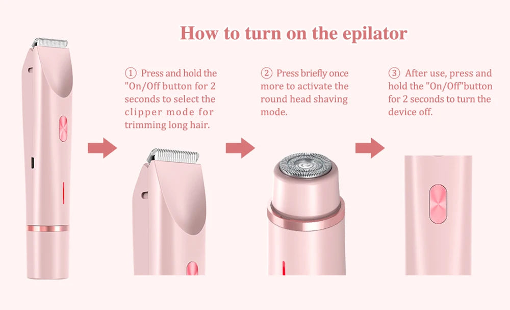 SHOPAMIRI 2-in-1 Body Shaver™ – Aparador de Pelos a Seco e com Água