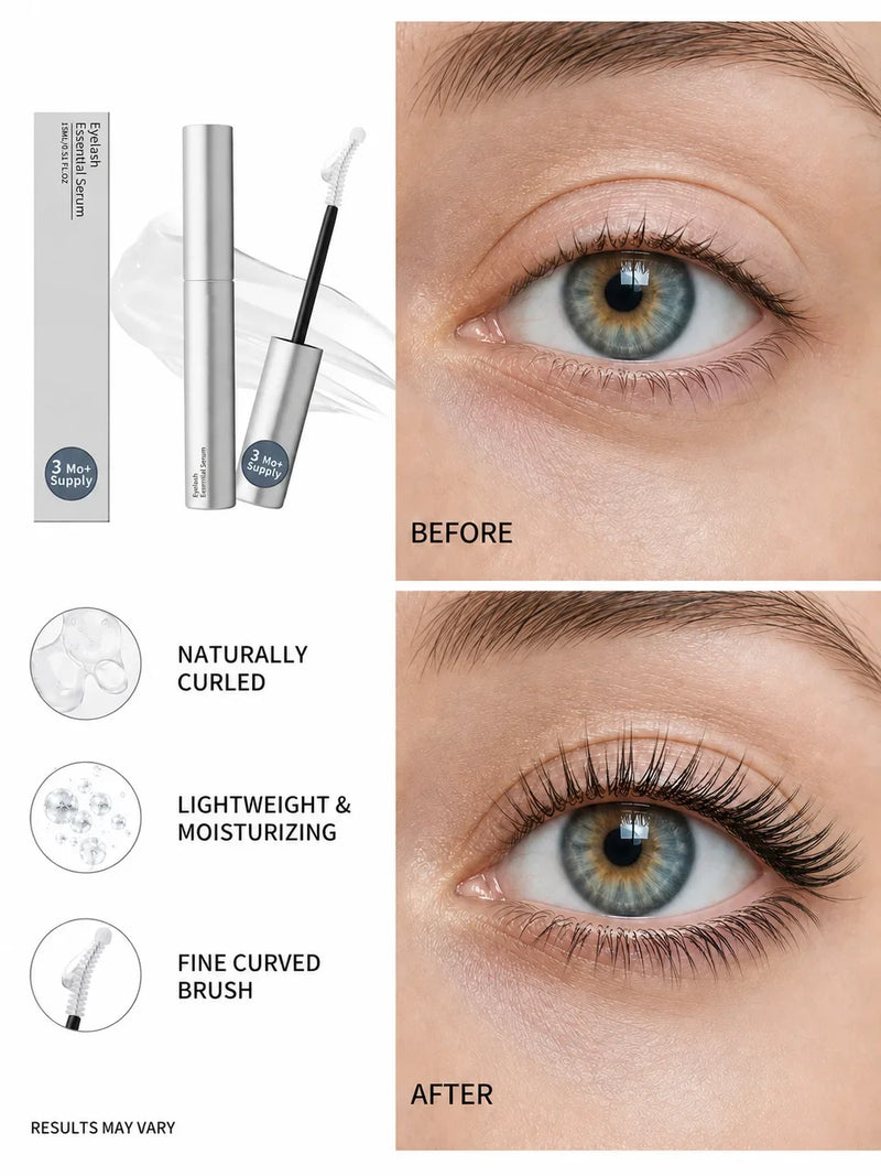 Clean lashes before application