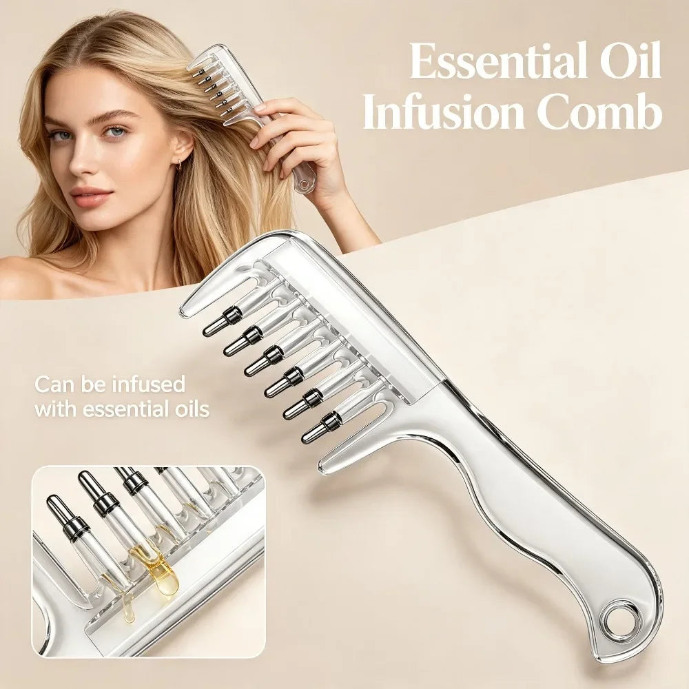 SHOPAMIRI Hair Oil Applicator Comb™ – Cuidados do Couro Cabeludo e do Cabelo