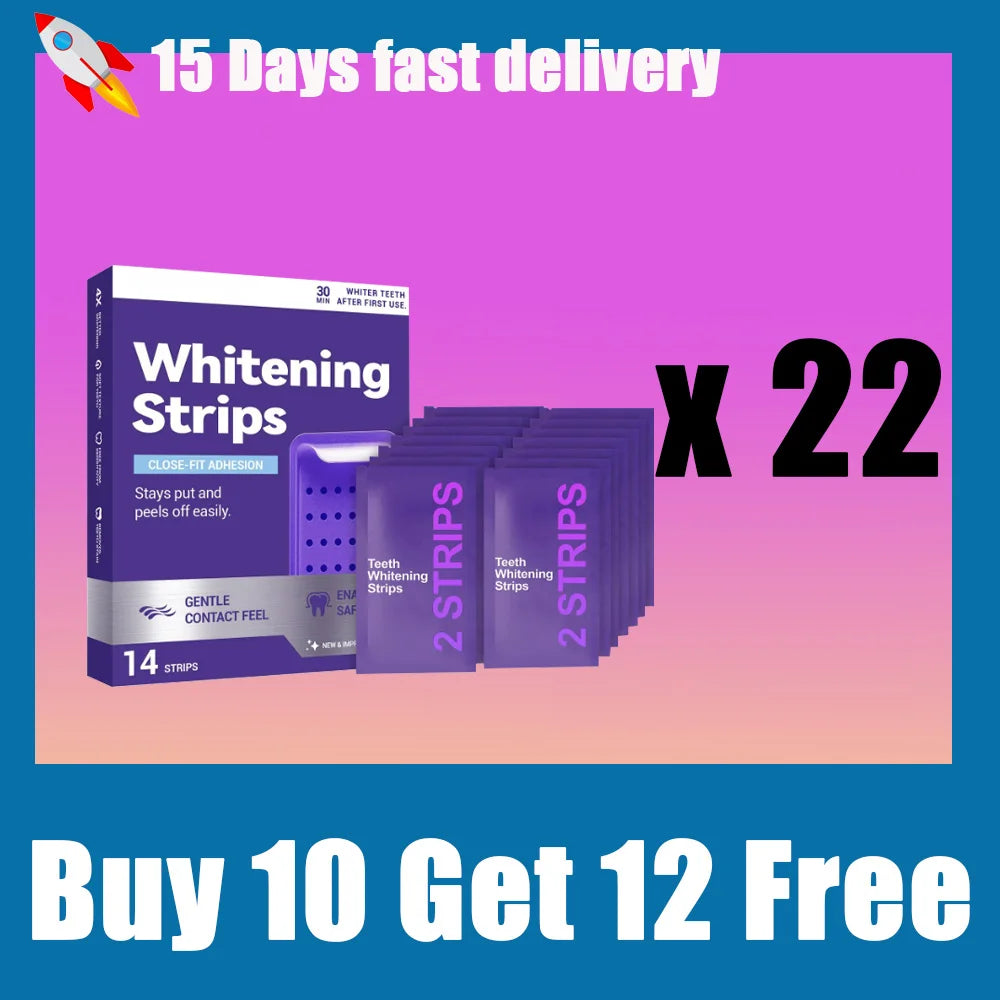 SHOPAMIRI Whitening Strips™ – Cuidados Caseiros do Sorriso