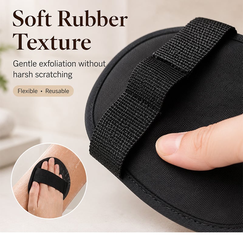 Soft Rubber Exfoliating Shower Glove